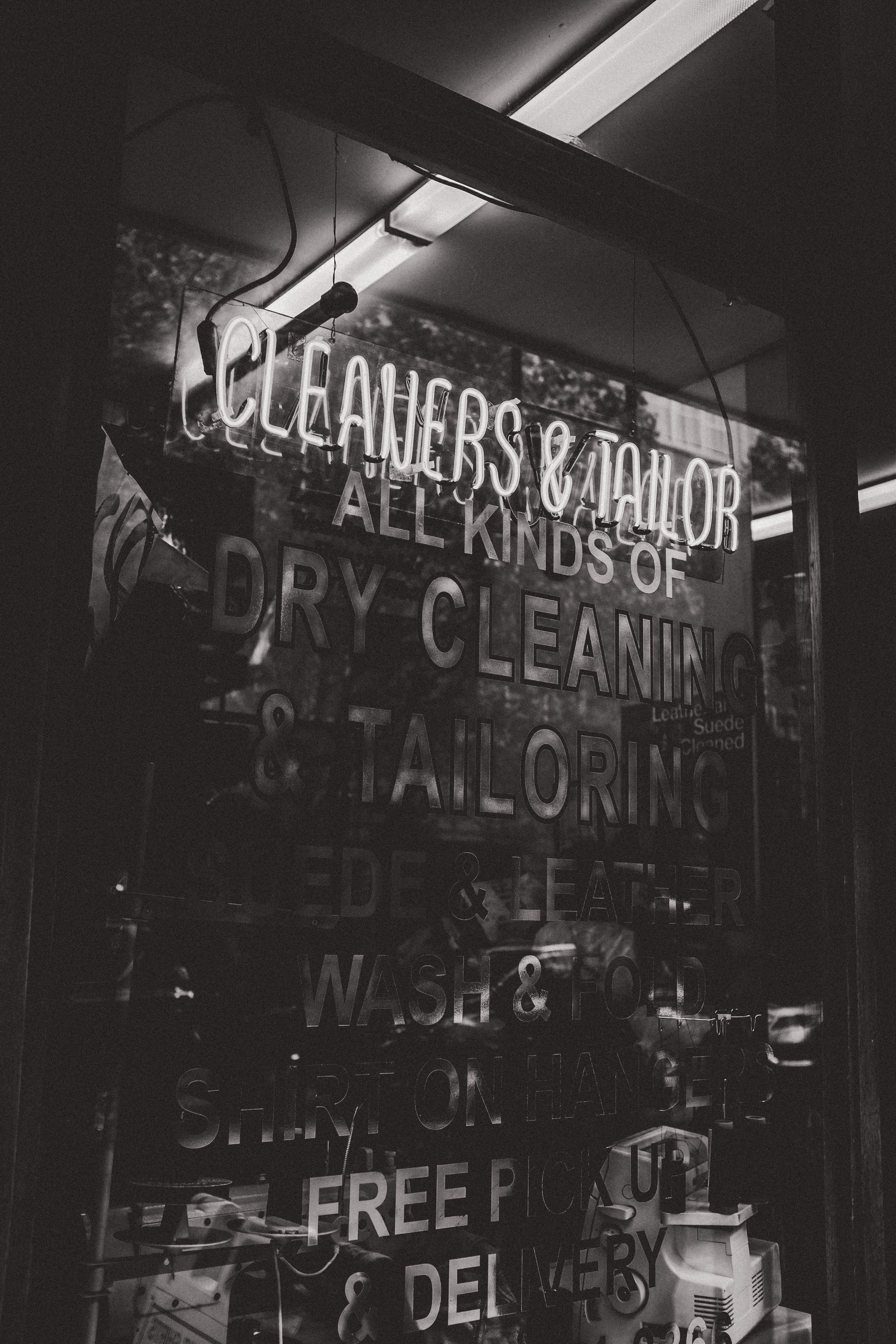 Cleaners and Tailor - Notice the Space