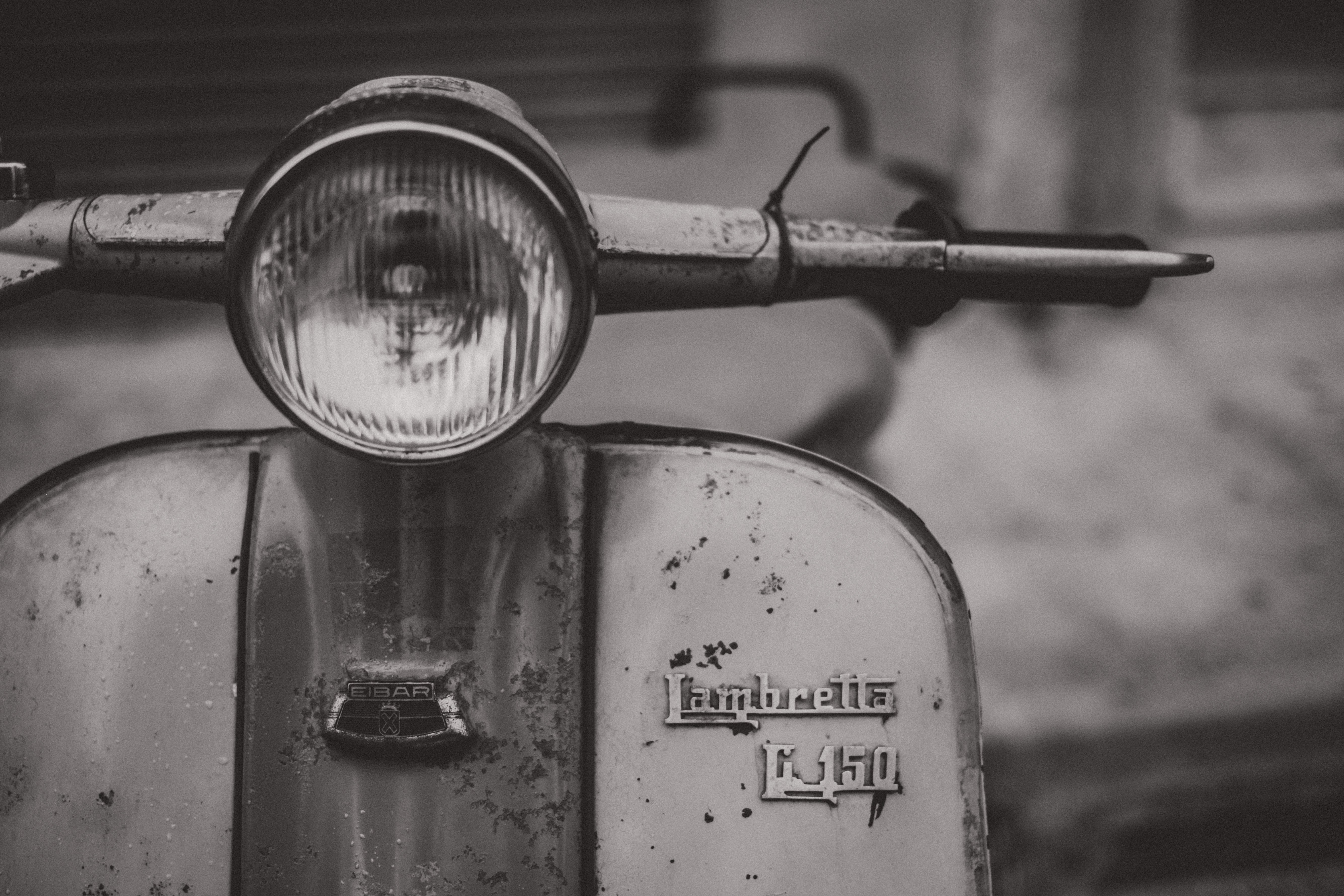Vintage Vespa - Notice the Space
