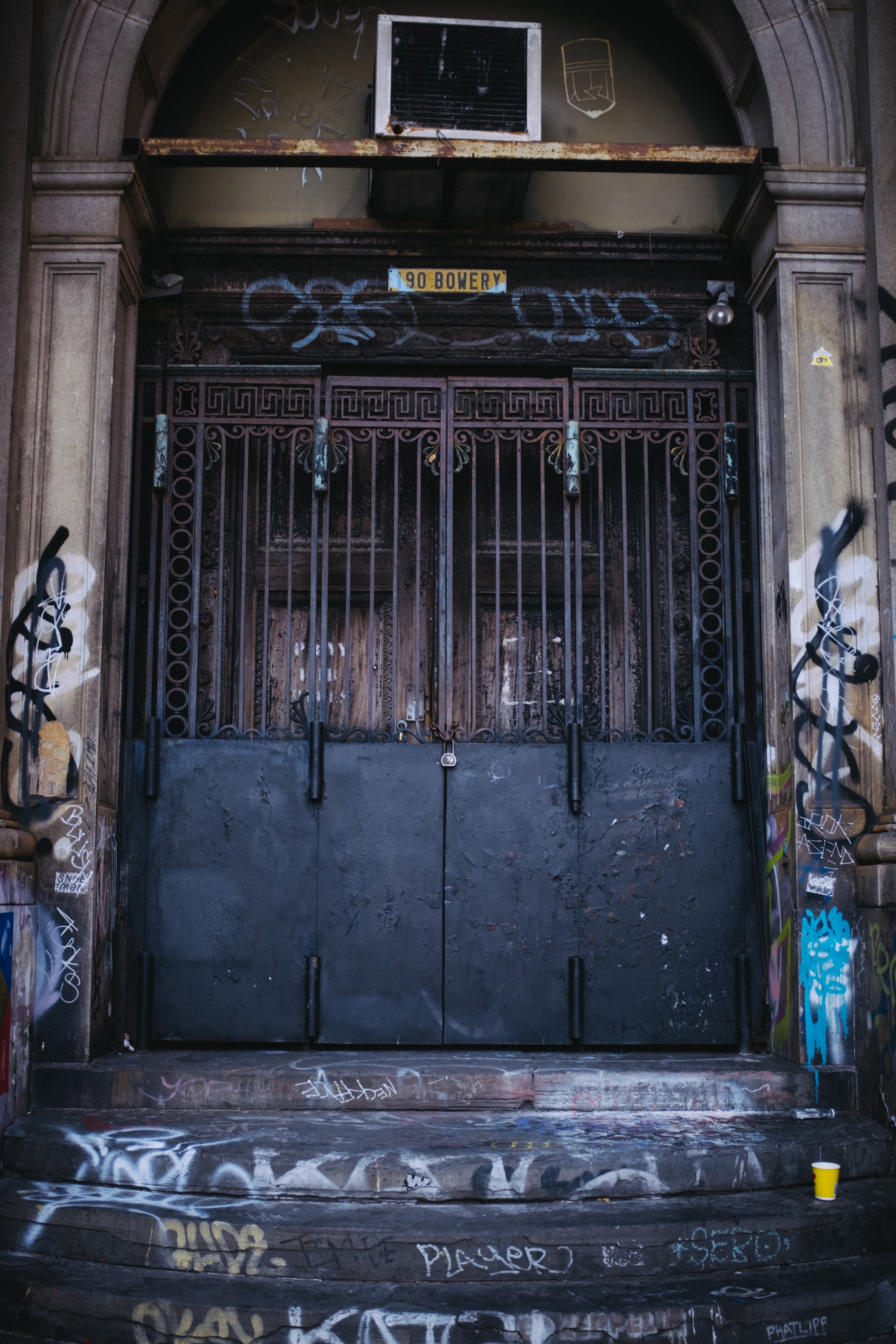 Door in the Bowery - Notice the Space