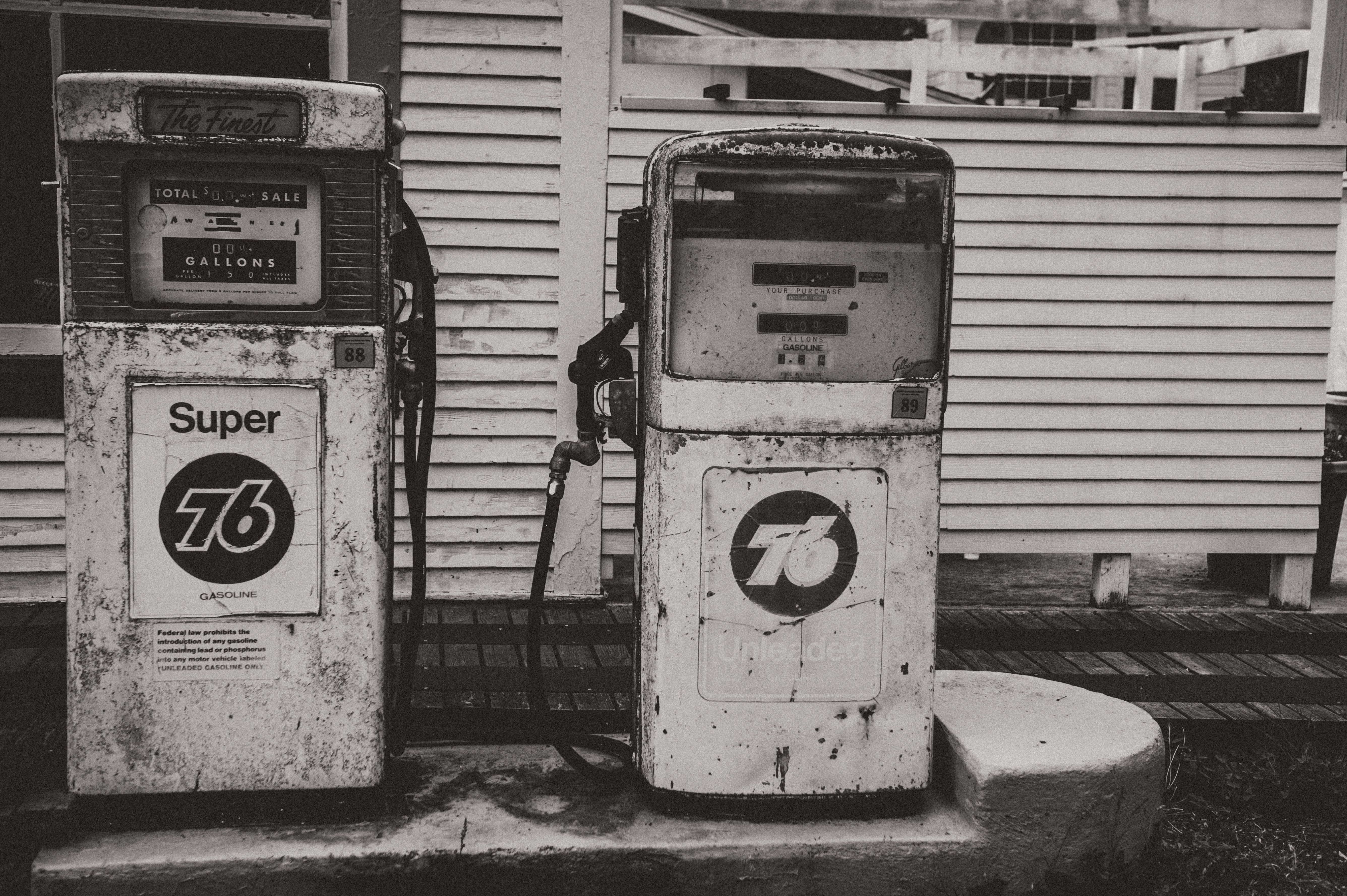 Petrol Pumps - Notice the Space