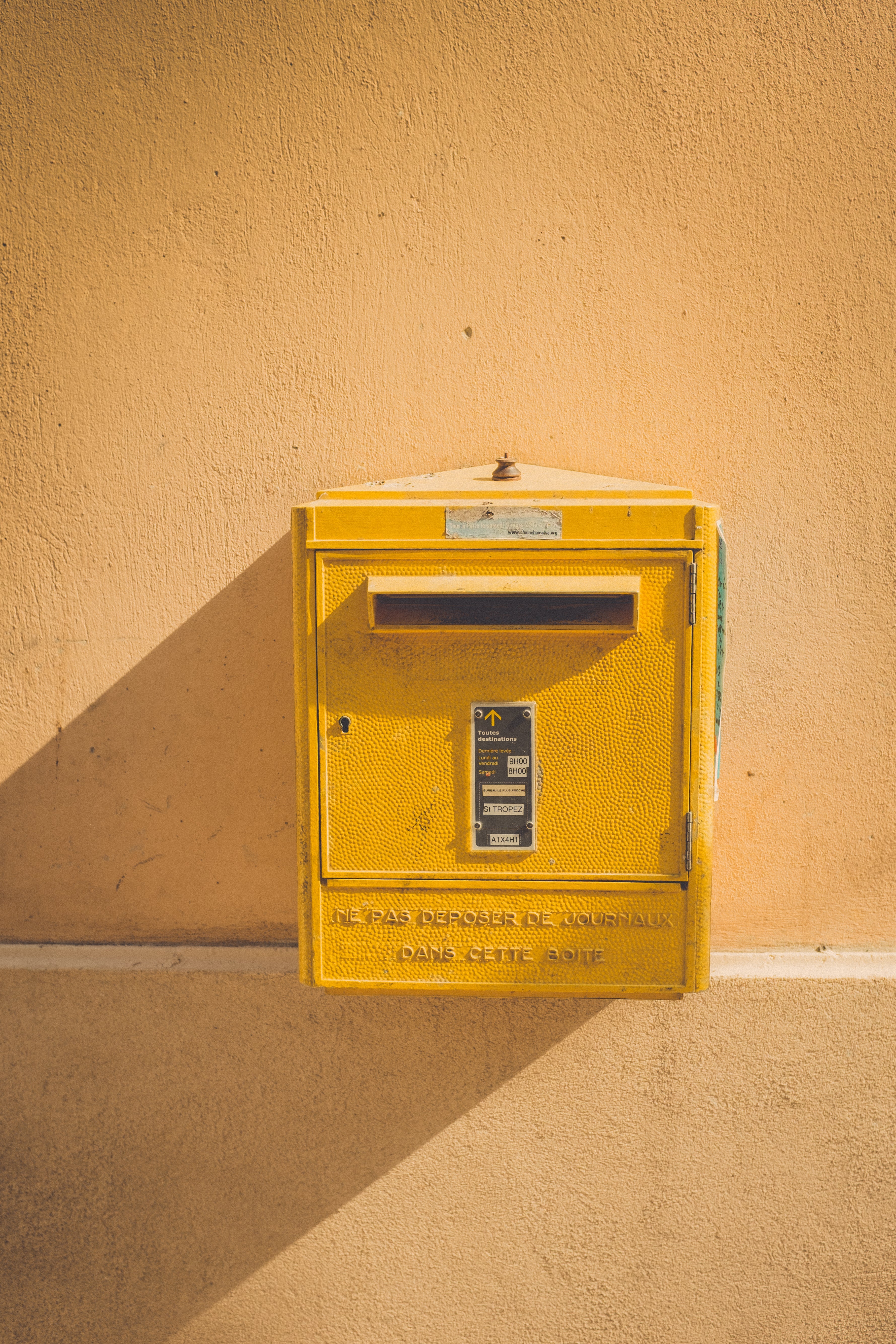 A very St Tropez postbox - Notice the Space