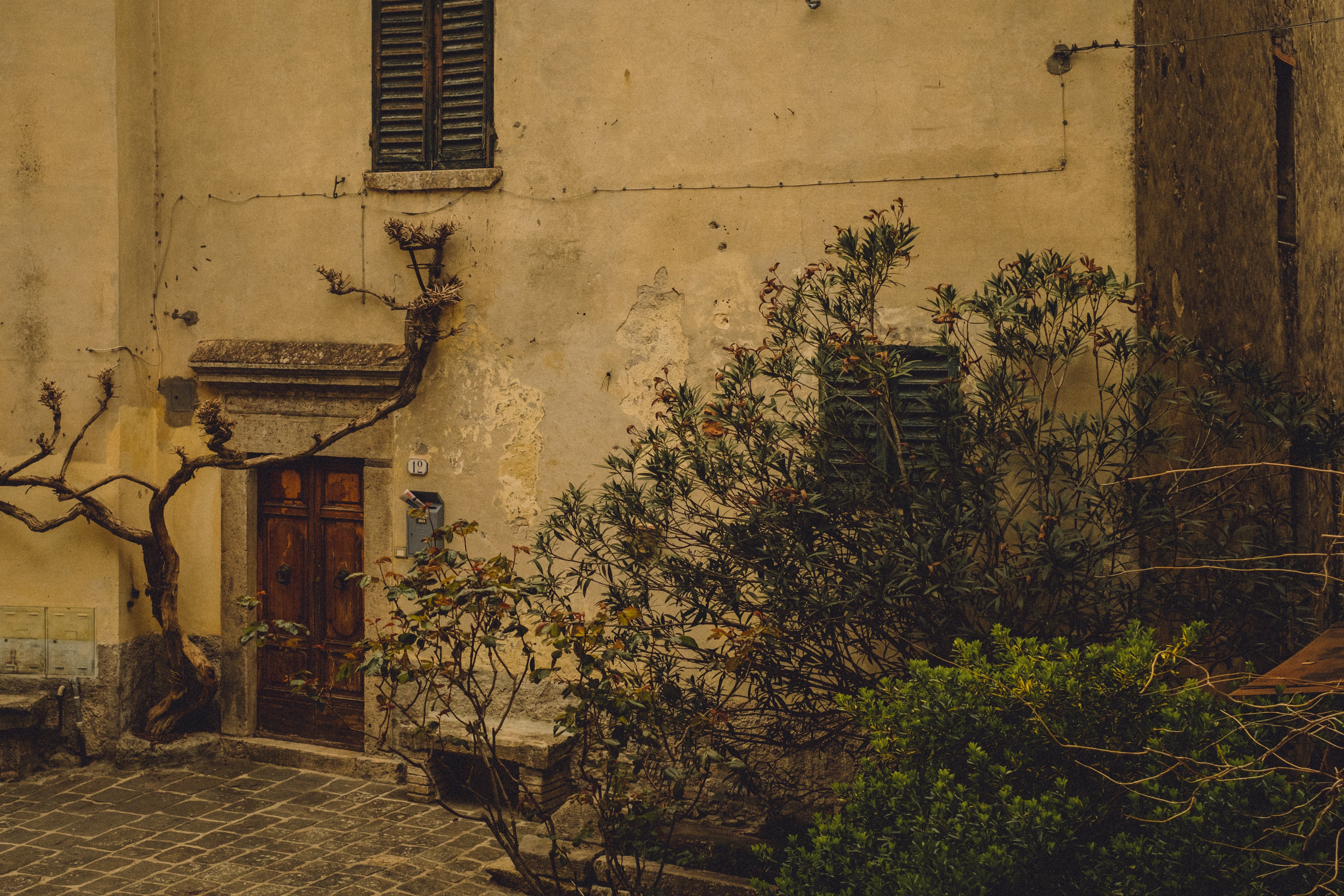 Entrance to a Tuscan Townhouse I - Notice the Space