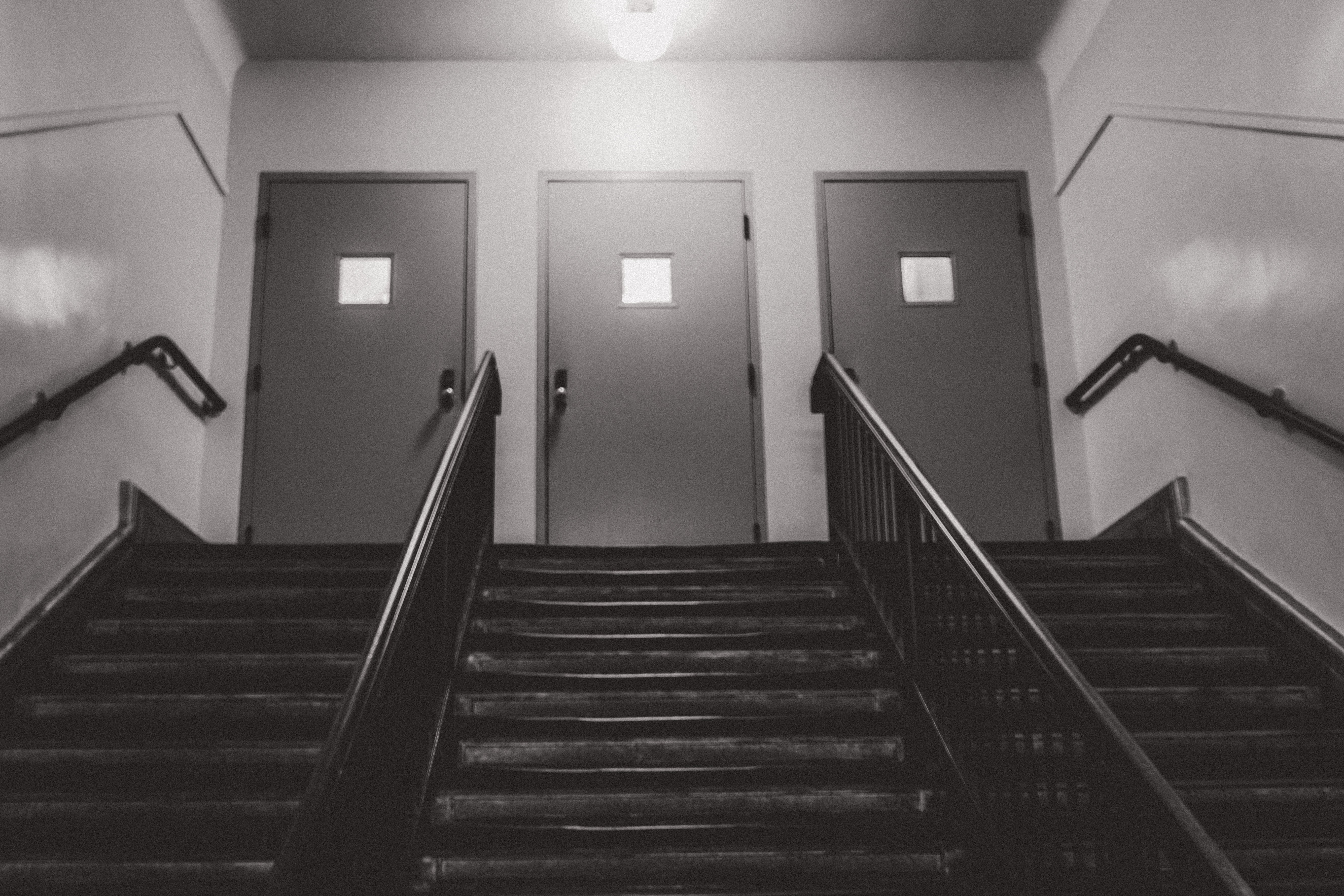 Doors at the Top of the Stairs: on Ellis Island - Notice the Space