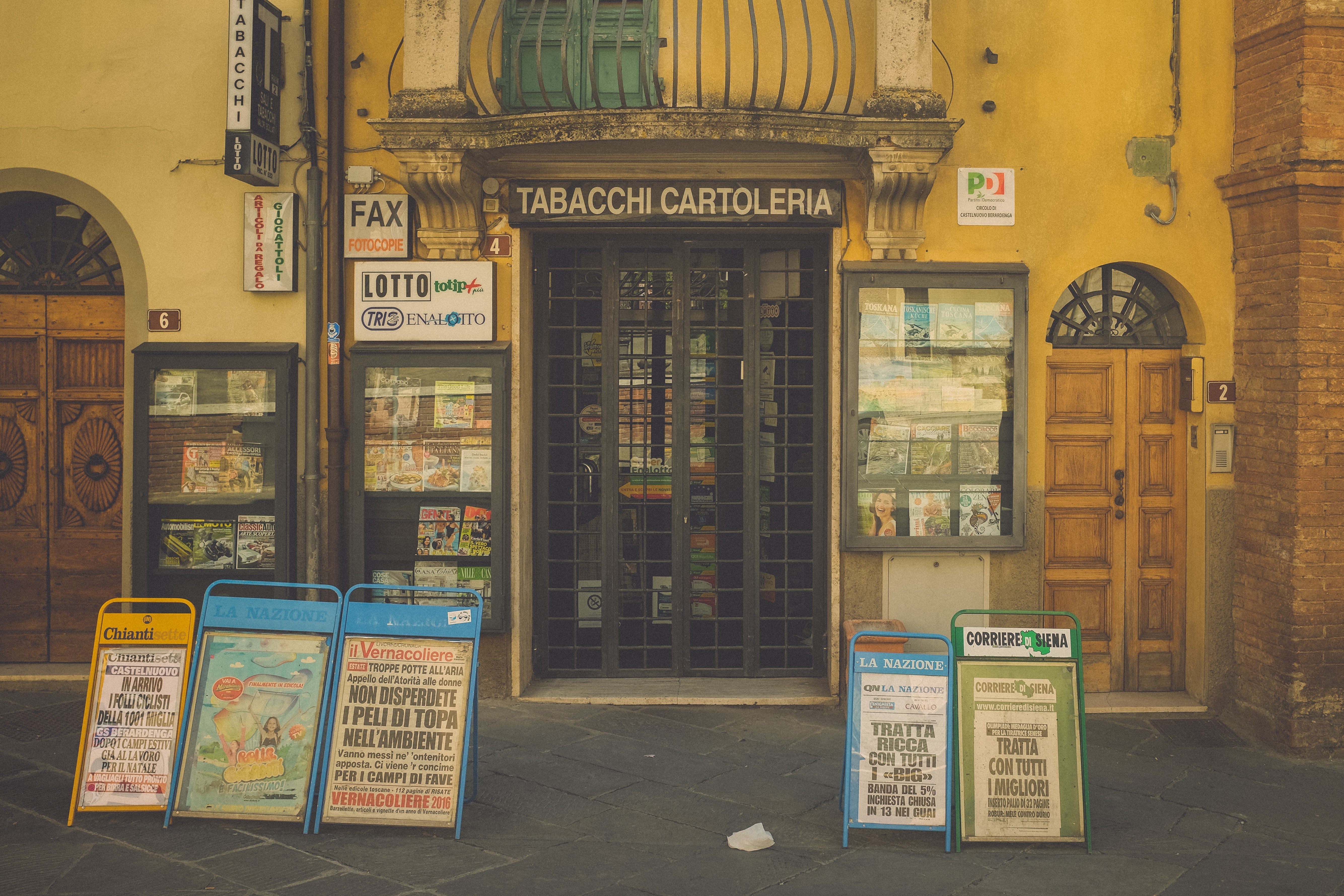 Tobacco and Stationery (colour) - Notice the Space