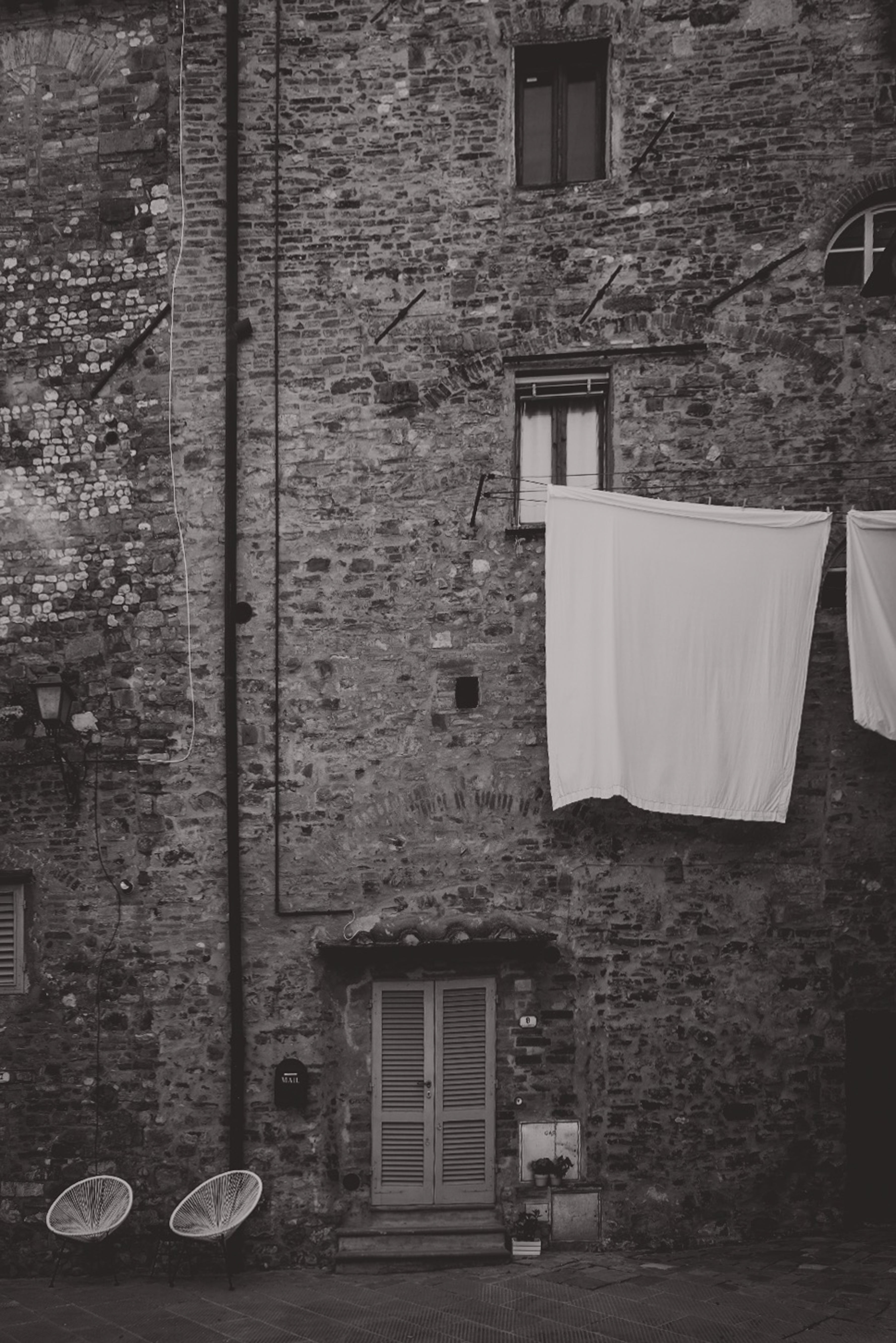 Outside a Tuscan House - Notice the Space